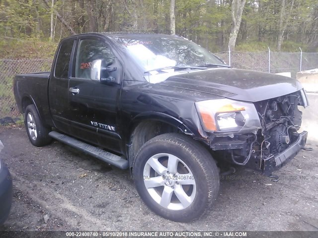 1N6AA06C78N320754 - 2008 NISSAN TITAN XE/SE/LE/PRO-4X BLACK photo 1