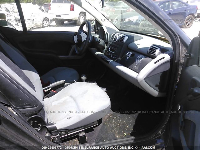 WMEEJ31X78K146350 - 2008 SMART FORTWO PURE/PASSION SILVER photo 5