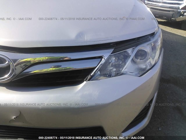 4T4BF1FK8CR269464 - 2012 TOYOTA CAMRY SE/LE/XLE 银色 照片 6