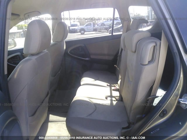 JTMZF33V095002569 - 2009 TOYOTA RAV4 GOLD photo 8