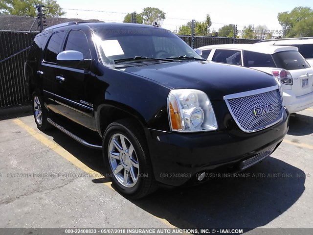 1GKFK63818J202512 - 2008 GMC YUKON DENALI BLACK photo 1