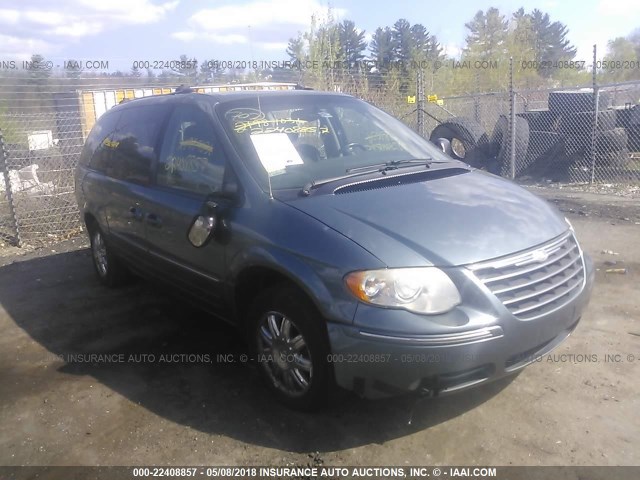 2A4GP64L26R740031 - 2006 CHRYSLER TOWN & COUNTRY LIMITED TEAL photo 1