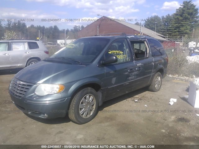 2A4GP64L26R740031 - 2006 CHRYSLER TOWN & COUNTRY LIMITED TEAL photo 6