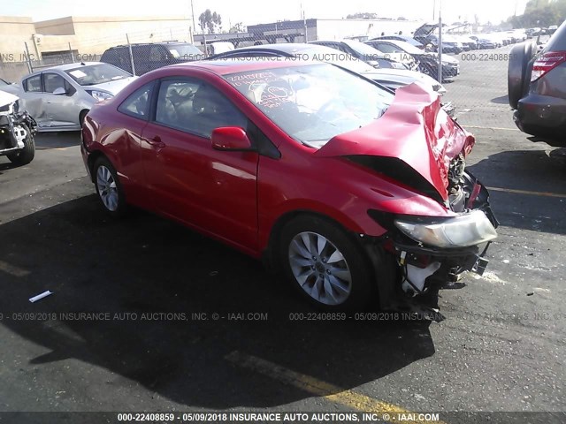 2HGFG1B98AH502891 - 2010 HONDA CIVIC EXL RED photo 1