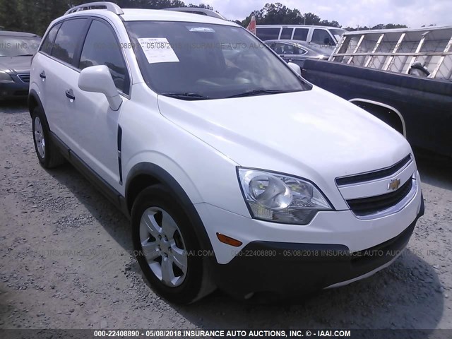 3GNAL2EK6DS618785 - 2013 CHEVROLET CAPTIVA LS WHITE photo 1