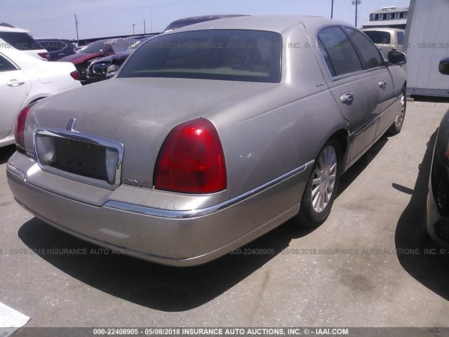 1LNHM81WX3Y648214 - 2003 LINCOLN TOWN CAR EXECUTIVE TAN photo 4