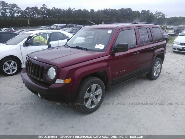 1C4NJRBB2CD621436 - 2012 JEEP PATRIOT SPORT RED photo 2