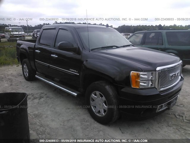 3GTP1XE20CG100615 - 2012 GMC SIERRA C1500 DENALI BLACK photo 1