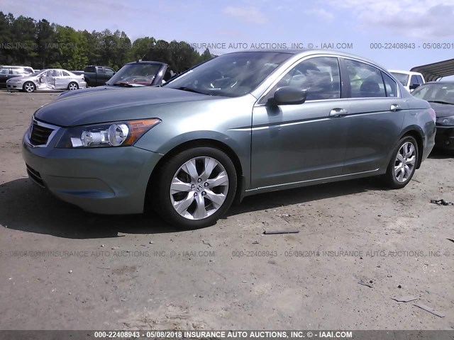 1HGCP26839A060901 - 2009 HONDA ACCORD EXL GRAY photo 2