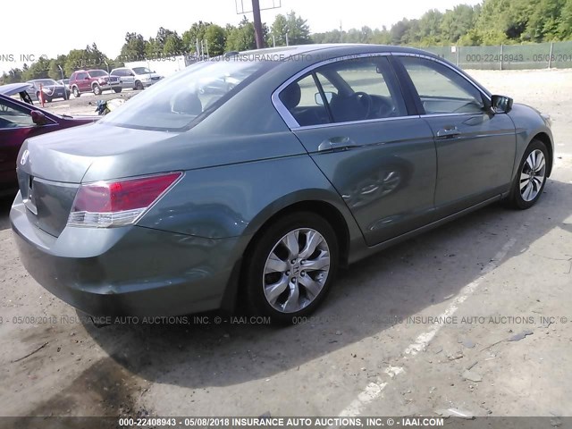 1HGCP26839A060901 - 2009 HONDA ACCORD EXL GRAY photo 4