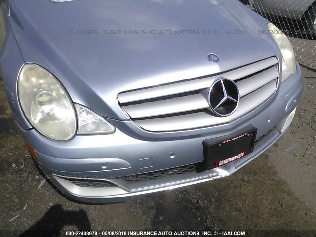 4JGCB65E36A035175 - 2006 MERCEDES-BENZ R 350 BLUE photo 6