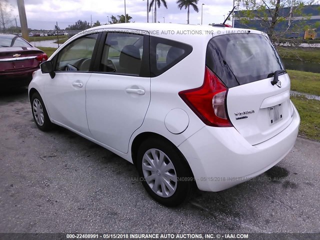 3N1CE2CP1GL400524 - 2016 NISSAN VERSA NOTE S/S PLUS/SV/SL/SR WHITE photo 3