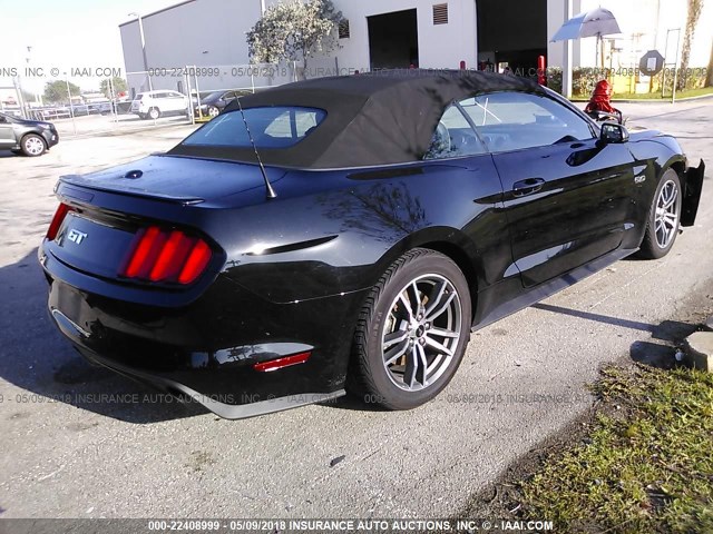 1FATP8FF1H5295102 - 2017 FORD MUSTANG GT BLACK photo 4