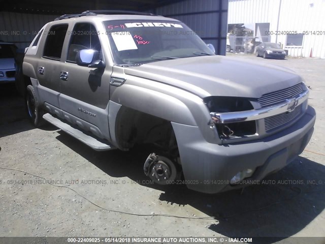 3GNEC13T62G284734 - 2002 CHEVROLET AVALANCHE C1500 BEIGE photo 1