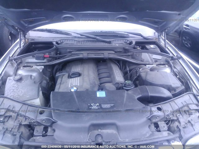 WBXPC93457WJ01473 - 2007 BMW X3 3.0SI SILVER photo 10