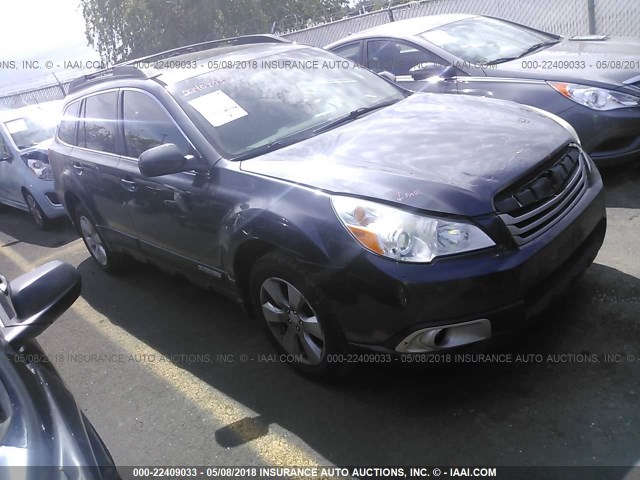 4S4BRBHC9A3324617 - 2010 SUBARU OUTBACK 2.5I PREMIUM GRAY photo 1