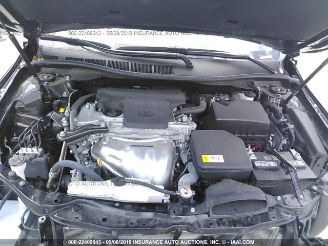 4T1BF1FKXHU425277 - 2017 TOYOTA CAMRY LE/XLE/SE/XSE BLACK photo 10