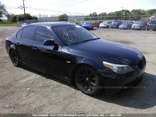 WBANE73546B996307 - 2006 BMW 530 I BLACK photo 1