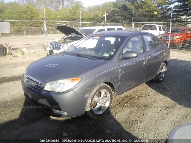 KMHDU46D68U523336 - 2008 HYUNDAI ELANTRA GLS/SE/LIMITED GRAY photo 2