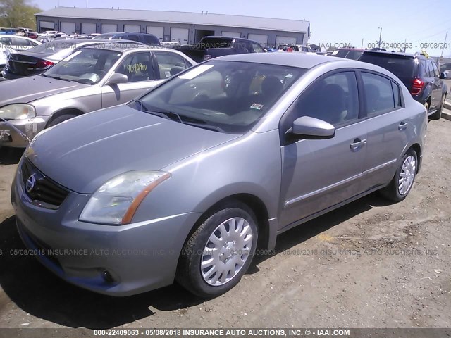 3N1AB6AP1AL681239 - 2010 NISSAN SENTRA 2.0/2.0S/SR/2.0SL SILVER photo 2