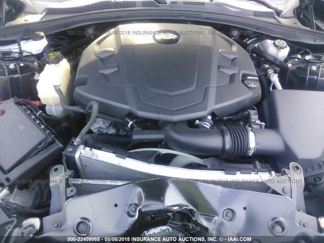 1G1FB1RS0G0159165 - 2016 CHEVROLET CAMARO LT BLACK photo 10