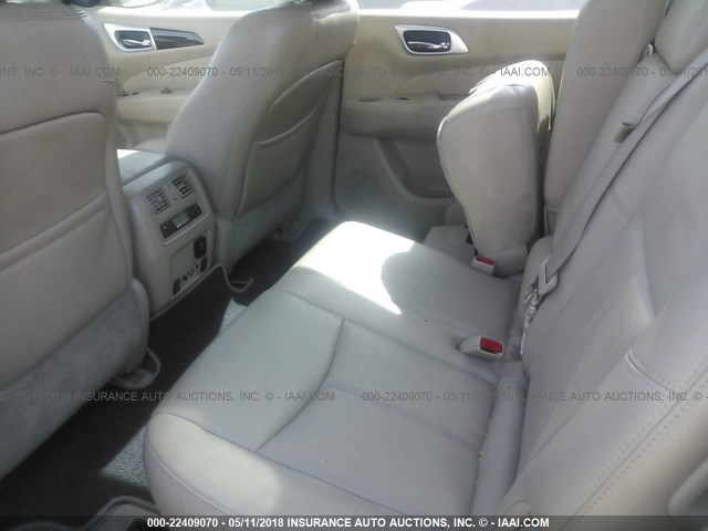 5N1AR2MNXEC630895 - 2014 NISSAN PATHFINDER S/SV/SL/PLATINUM 金色 照片 8