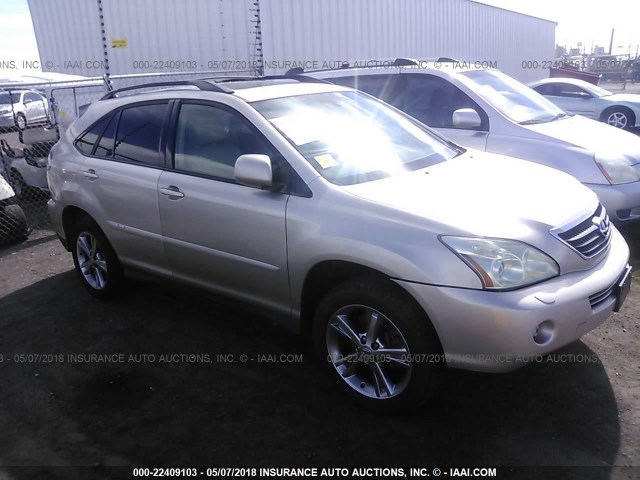 JTJGW31U172001217 - 2007 LEXUS RX 400H GOLD photo 1