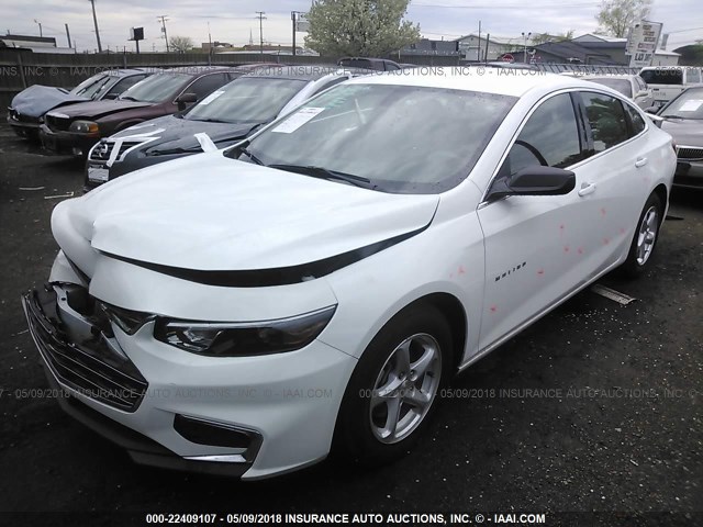 1G1ZB5ST5HF264578 - 2017 CHEVROLET MALIBU LS 白色 照片 2