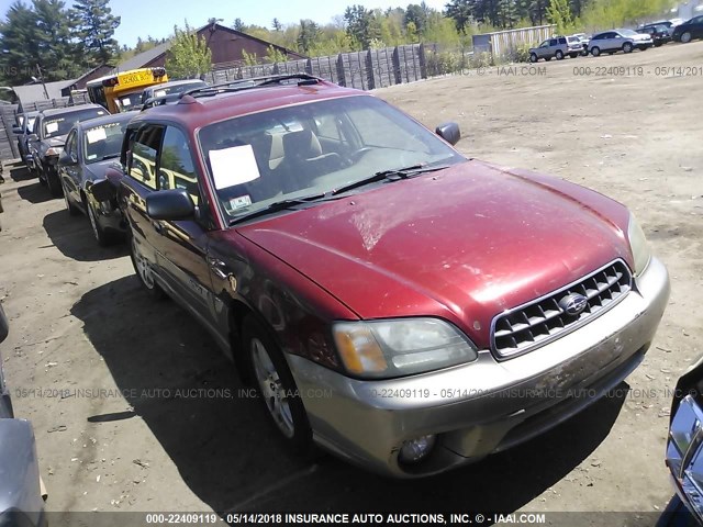 4S3BH675246602097 - 2004 SUBARU LEGACY OUTBACK AWP MAROON photo 1