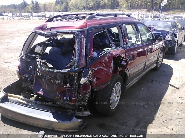 4S3BH675246602097 - 2004 SUBARU LEGACY OUTBACK AWP 栗色 照片 4