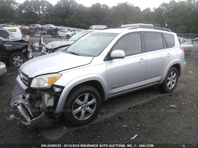 JTMZD31V475052929 - 2007 TOYOTA RAV4 LIMITED SILVER photo 2