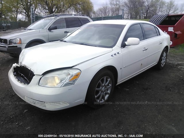 1G4HD57266U205170 - 2006 BUICK LUCERNE CXL WHITE photo 2