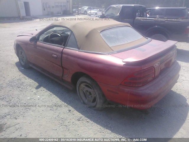 1FALP45TXSF283550 - 1995 FORD MUSTANG GT/GTS RED photo 3
