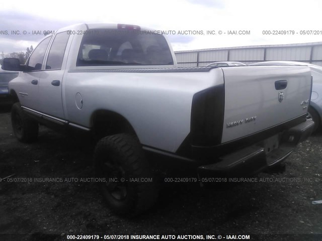 3D7KS28C05G860230 - 2005 DODGE RAM 2500 ST/SLT SILVER photo 3