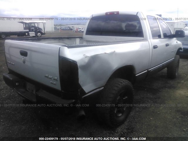 3D7KS28C05G860230 - 2005 DODGE RAM 2500 ST/SLT SILVER photo 4