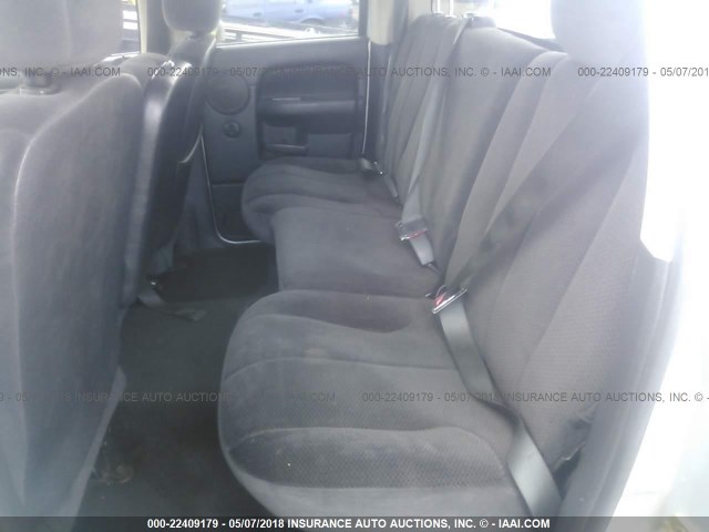 3D7KS28C05G860230 - 2005 DODGE RAM 2500 ST/SLT 银色 照片 8