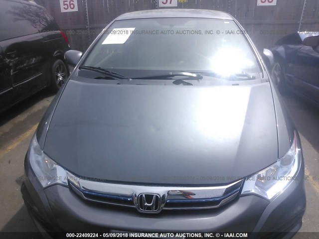 JHMZE2H76DS006156 - 2013 HONDA INSIGHT EX GRAY photo 6