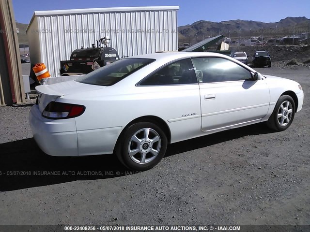 2T1CF22P5XC168072 - 1999 TOYOTA CAMRY SOLARA SE/SLE თეთრი ფოტო 4