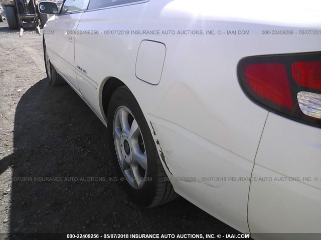 2T1CF22P5XC168072 - 1999 TOYOTA CAMRY SOLARA SE/SLE თეთრი ფოტო 6