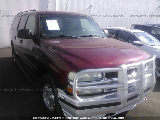 1GNFK16Z74J275940 - 2004 CHEVROLET SUBURBAN K1500 MAROON photo 1