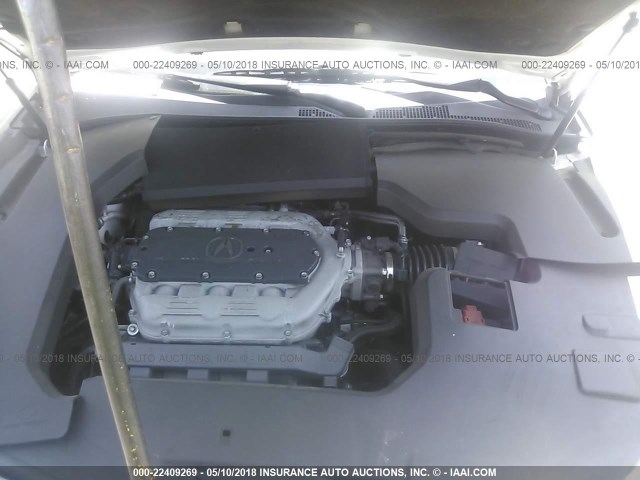 19UUA8F50DA006723 - 2013 ACURA TL TECH WHITE photo 10