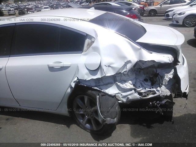 19UUA8F50DA006723 - 2013 ACURA TL TECH WHITE photo 6