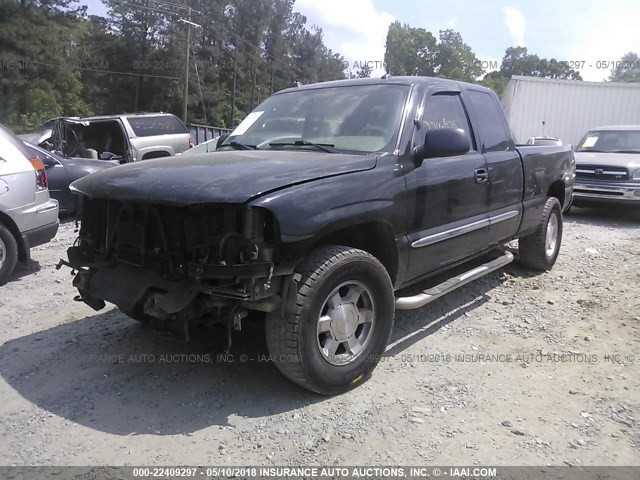 1GTEK19B85E159336 - 2005 GMC NEW SIERRA K1500 BLACK photo 2