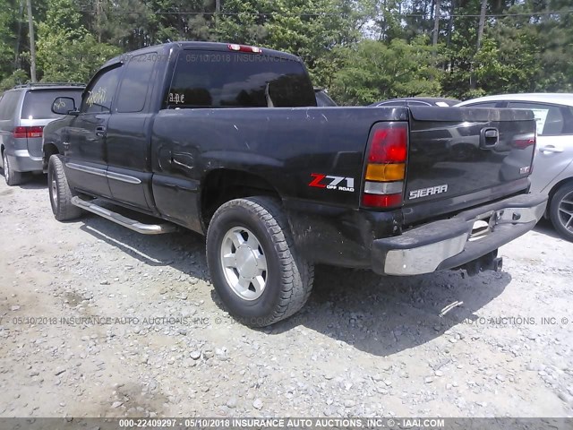 1GTEK19B85E159336 - 2005 GMC NEW SIERRA K1500 BLACK photo 3