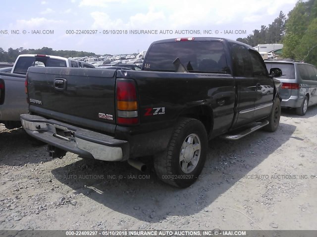 1GTEK19B85E159336 - 2005 GMC NEW SIERRA K1500 BLACK photo 4