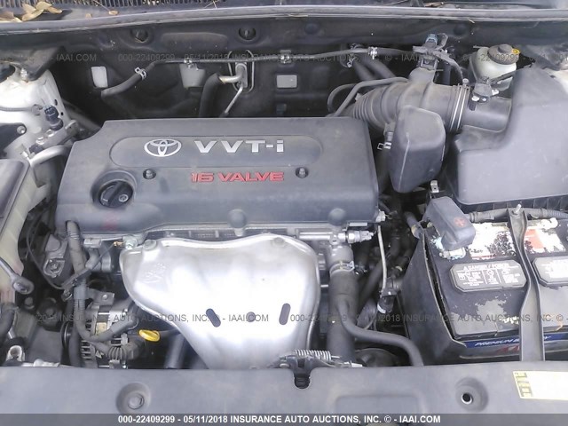 JTMZD31V775068459 - 2007 TOYOTA RAV4 LIMITED WHITE photo 10