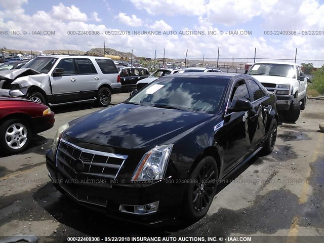 1G6DL5EV5A0117734 - 2010 CADILLAC CTS PERFORMANCE COLLECTION BLACK photo 2