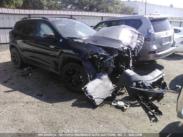 1C4PJMBS6HW616277 - 2017 JEEP CHEROKEE TRAILHAWK 黑色 照片 1