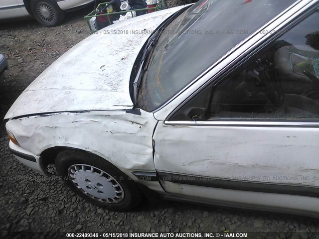 JHMCB7651LC037742 - 1990 HONDA ACCORD LX/EX WHITE photo 6