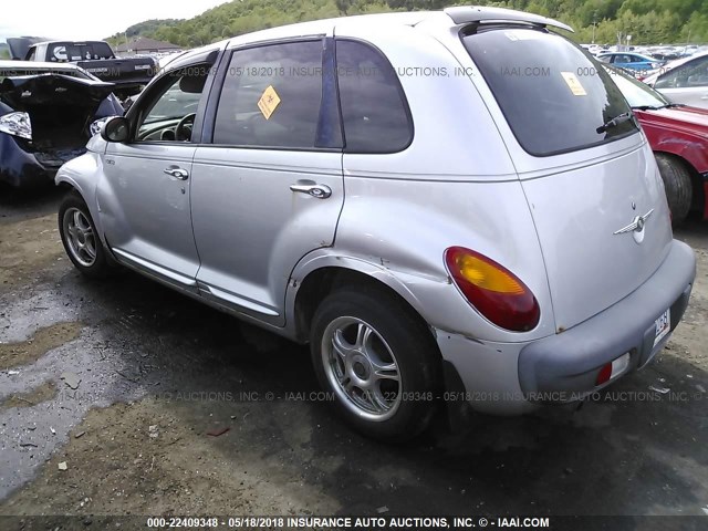 3C4FY48B82T232738 - 2002 CHRYSLER PT CRUISER CLASSIC SILVER photo 3